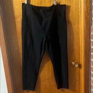 Girlfriend Collective Black Leggings Size 4X